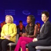 Hillary and Nadine: Hilary Clinton and Nadine Burke Harris at a Clinton Global Initiative event.