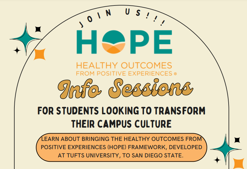 SDSU 1st HOPE-inspired University student information session